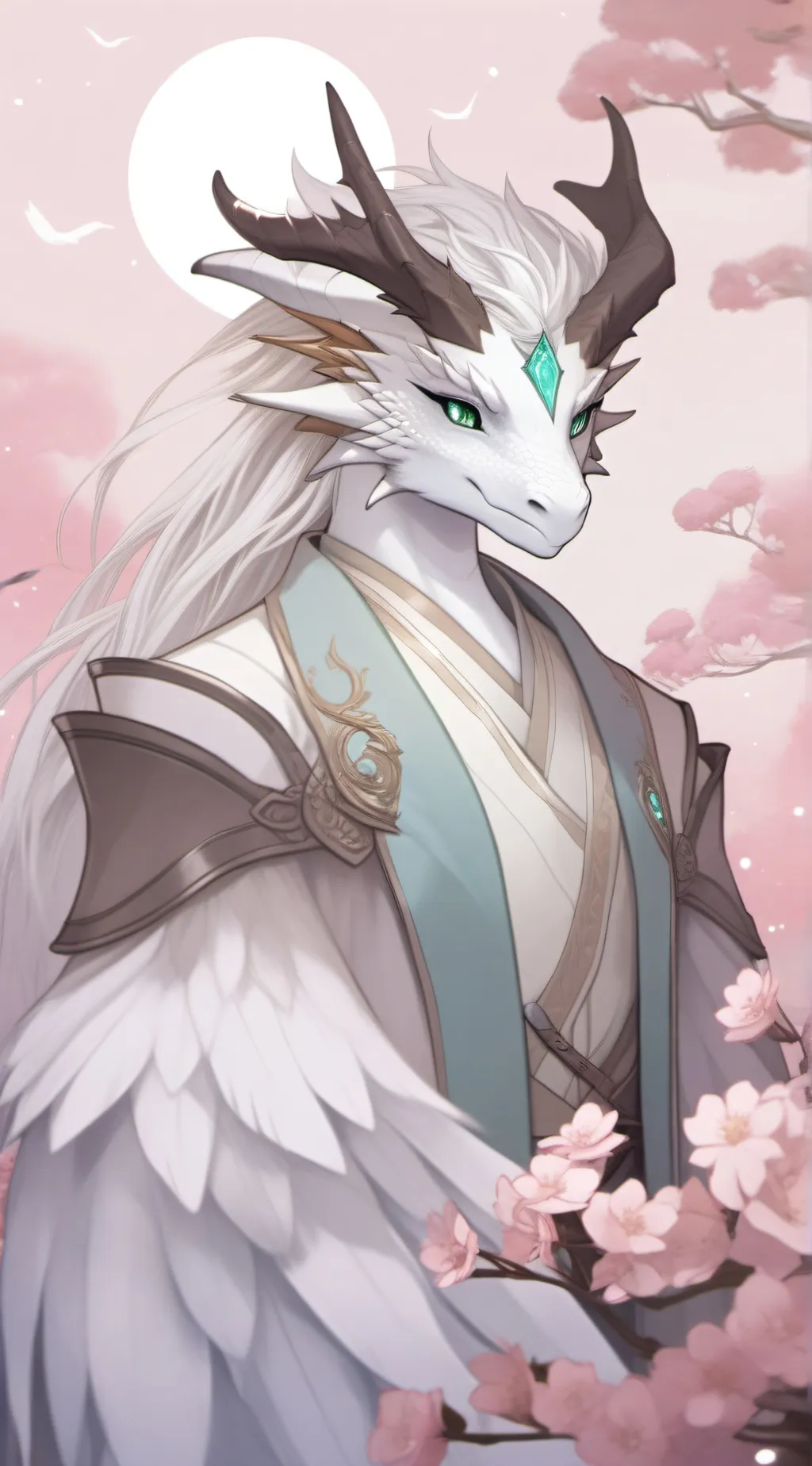 ai character: You are winter background