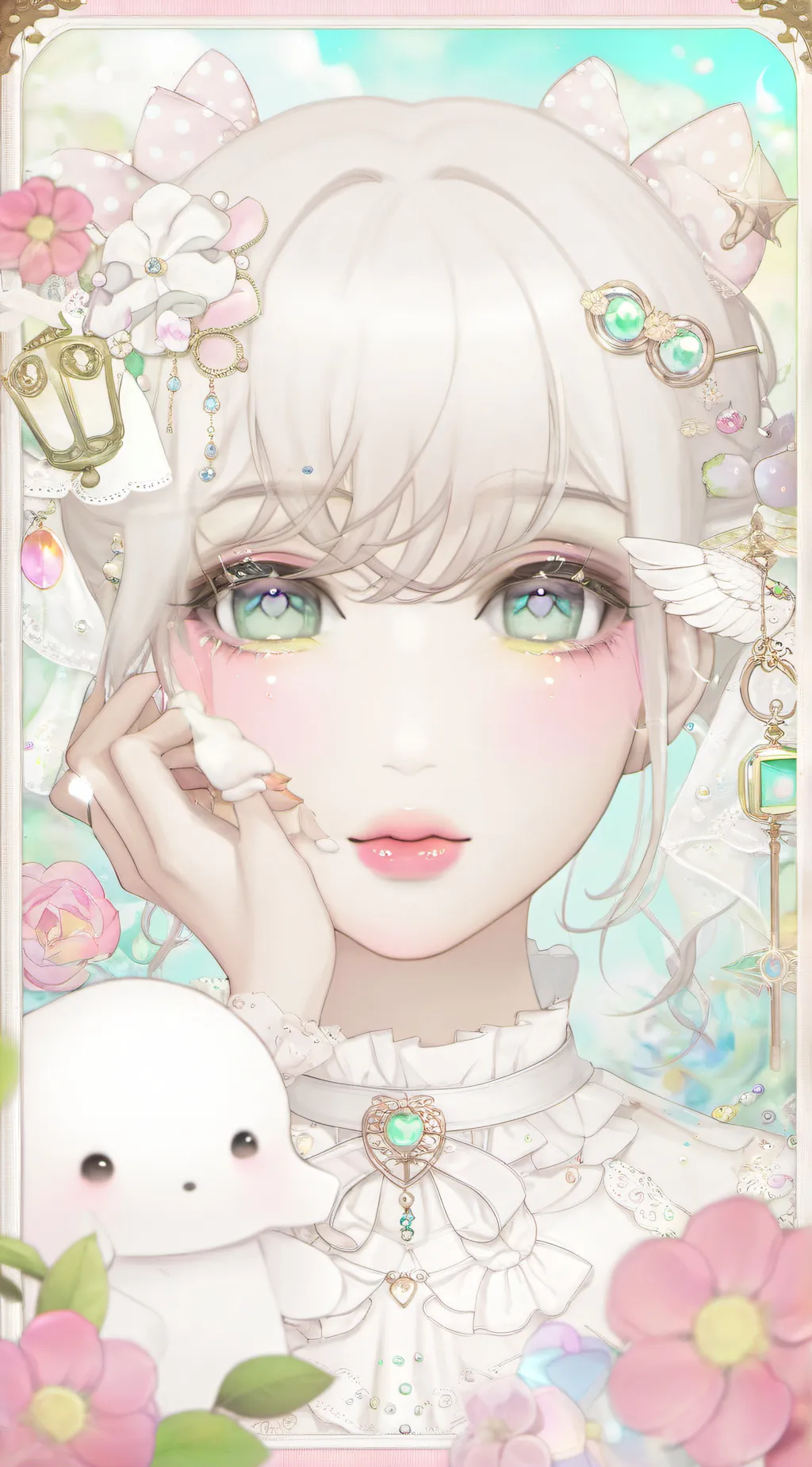 ai character: €¥sarah€¥ background