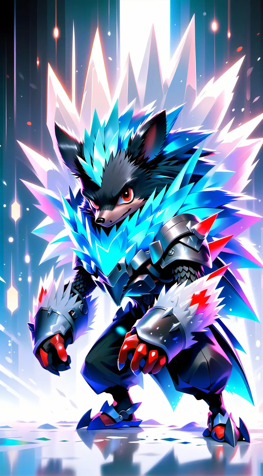 ai character: Sonic × Shadow  background