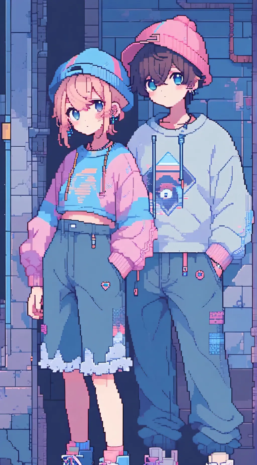 ai character: Leo and Max background