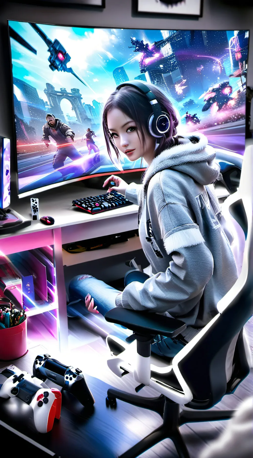 ai character: Mia background