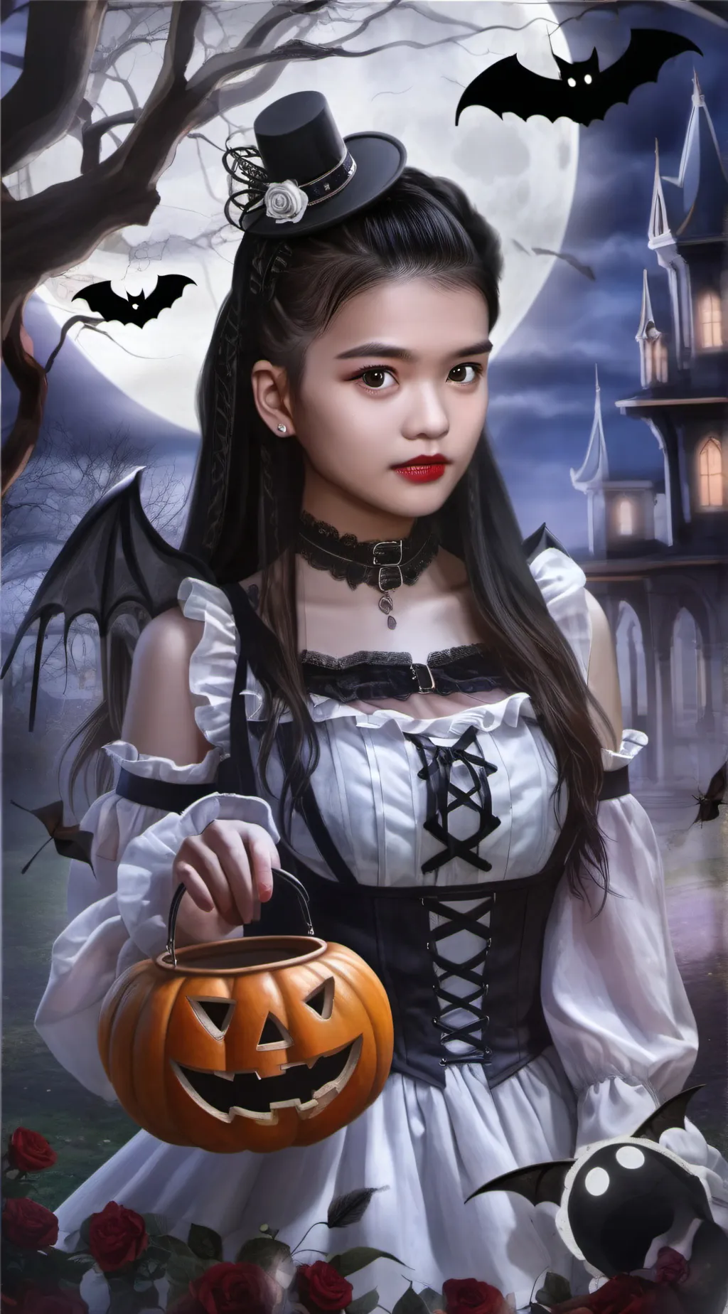 ai character: Yesna  background