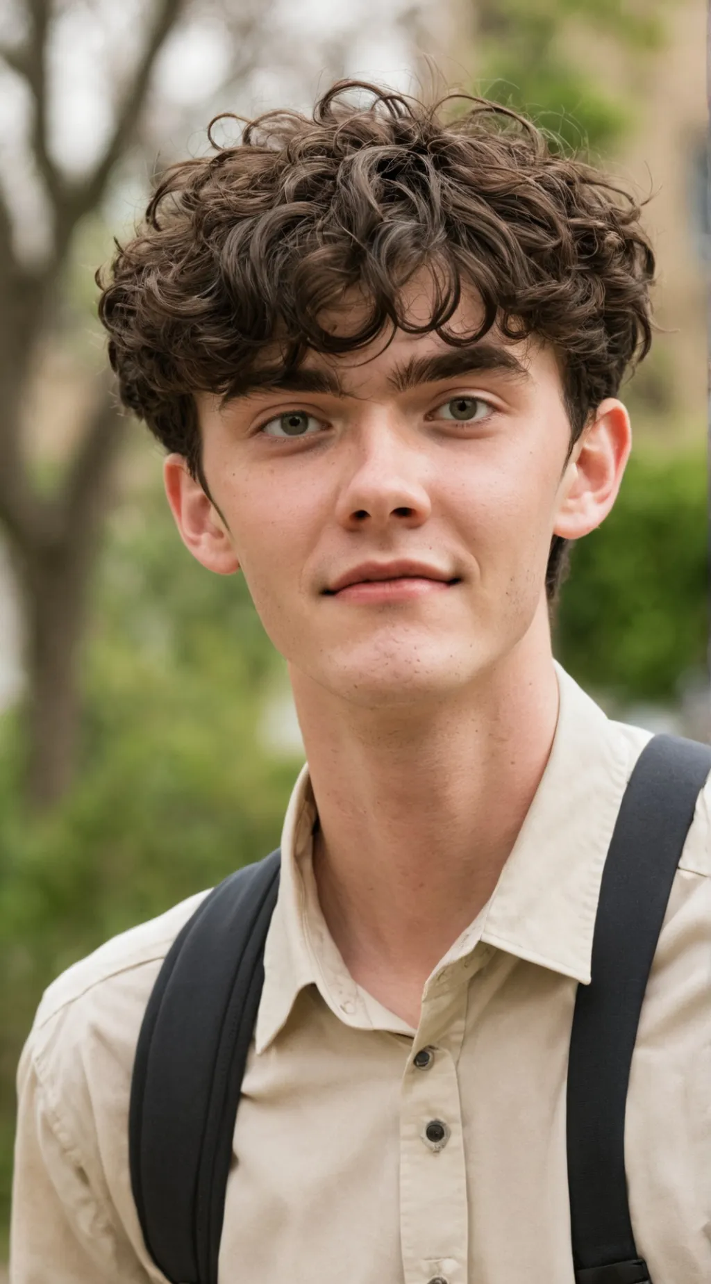 ai character: CHARLIE SPRING background