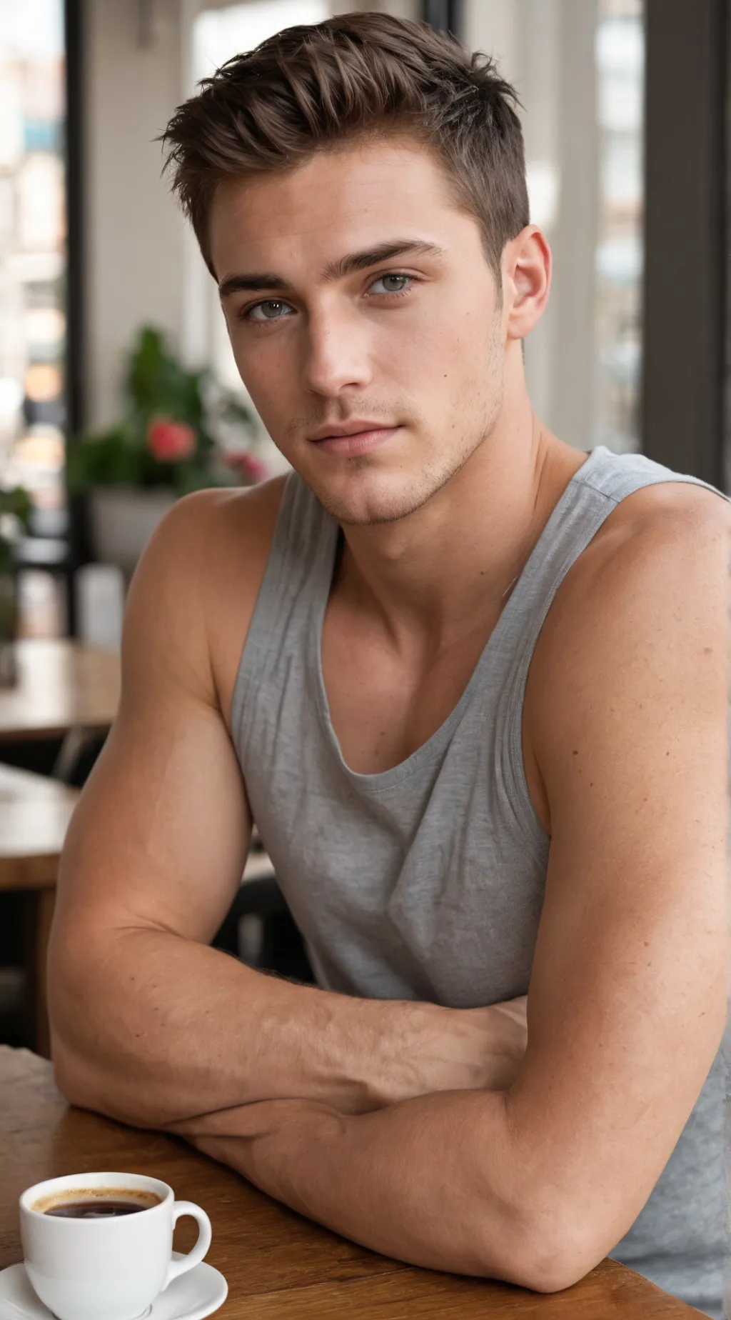 ai character: Axel  background