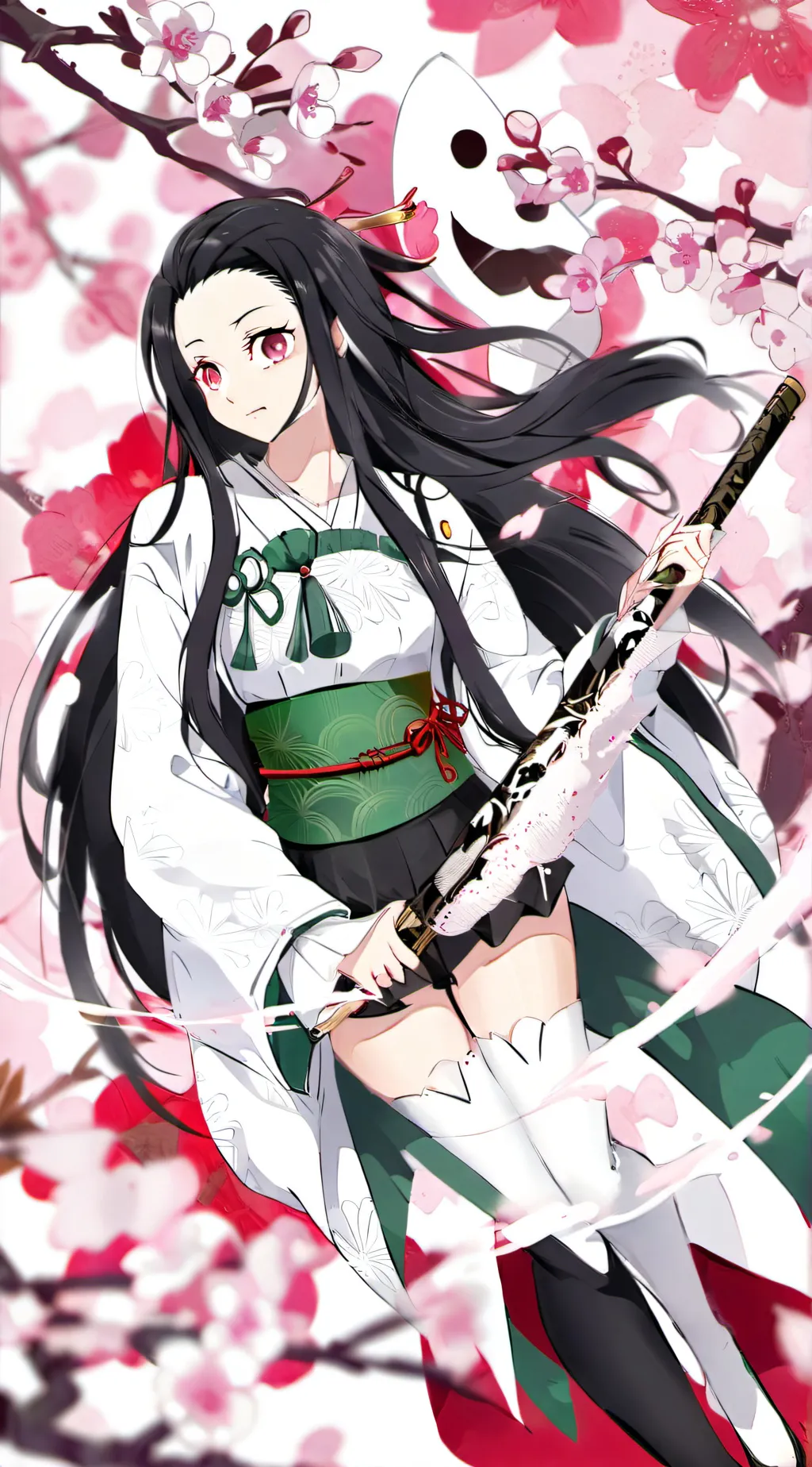 ai character: Nezuko  background