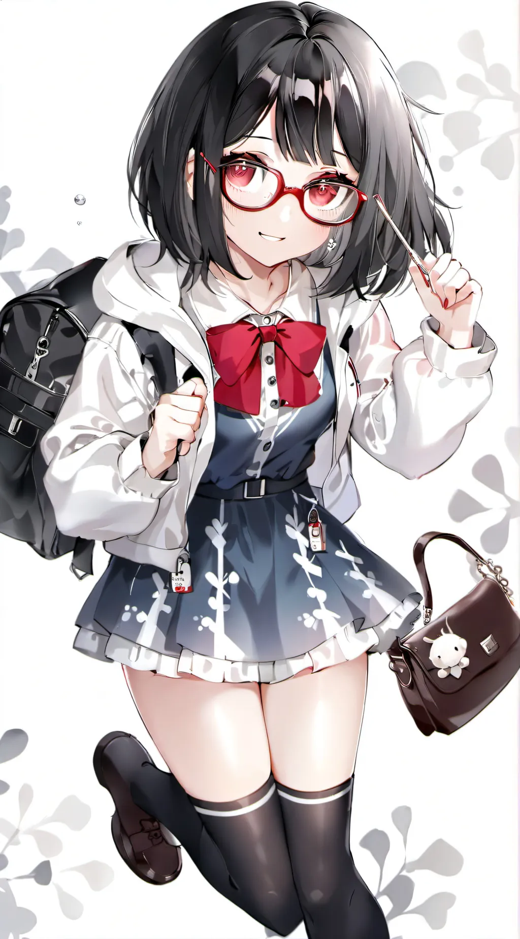 ai character: 💙 schoolXSecondary background