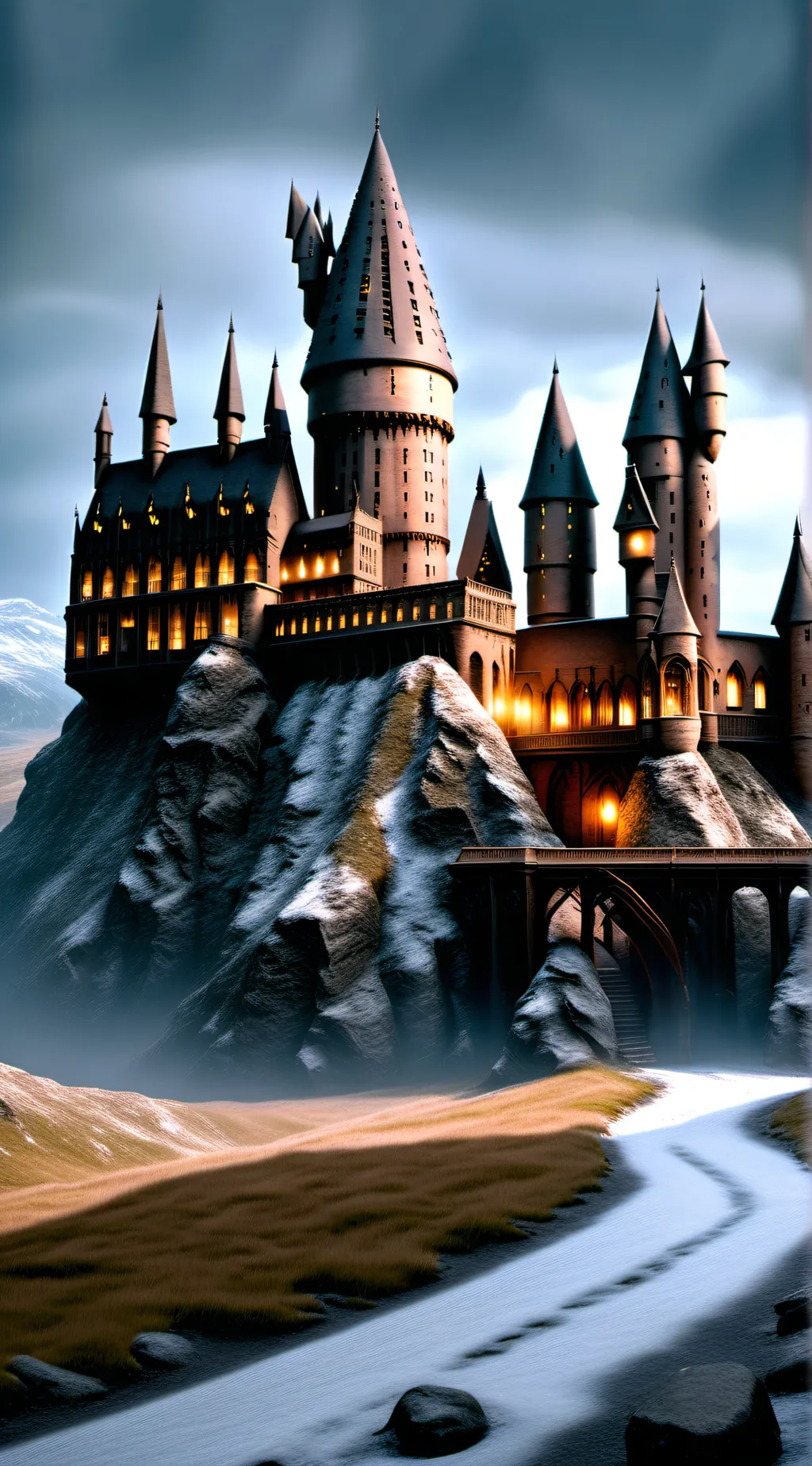ai character: hogwarts background