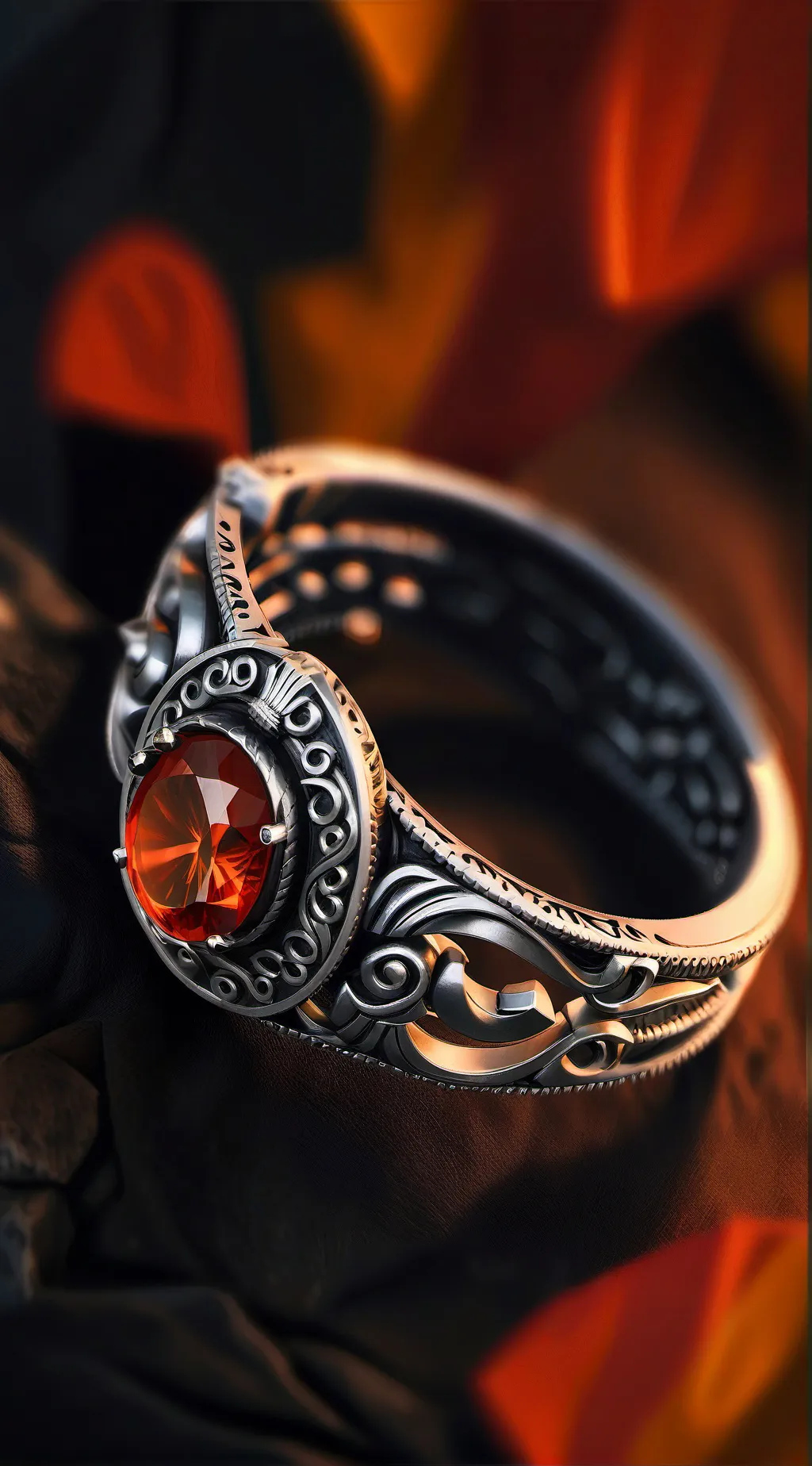 ai character: shadow tv man background