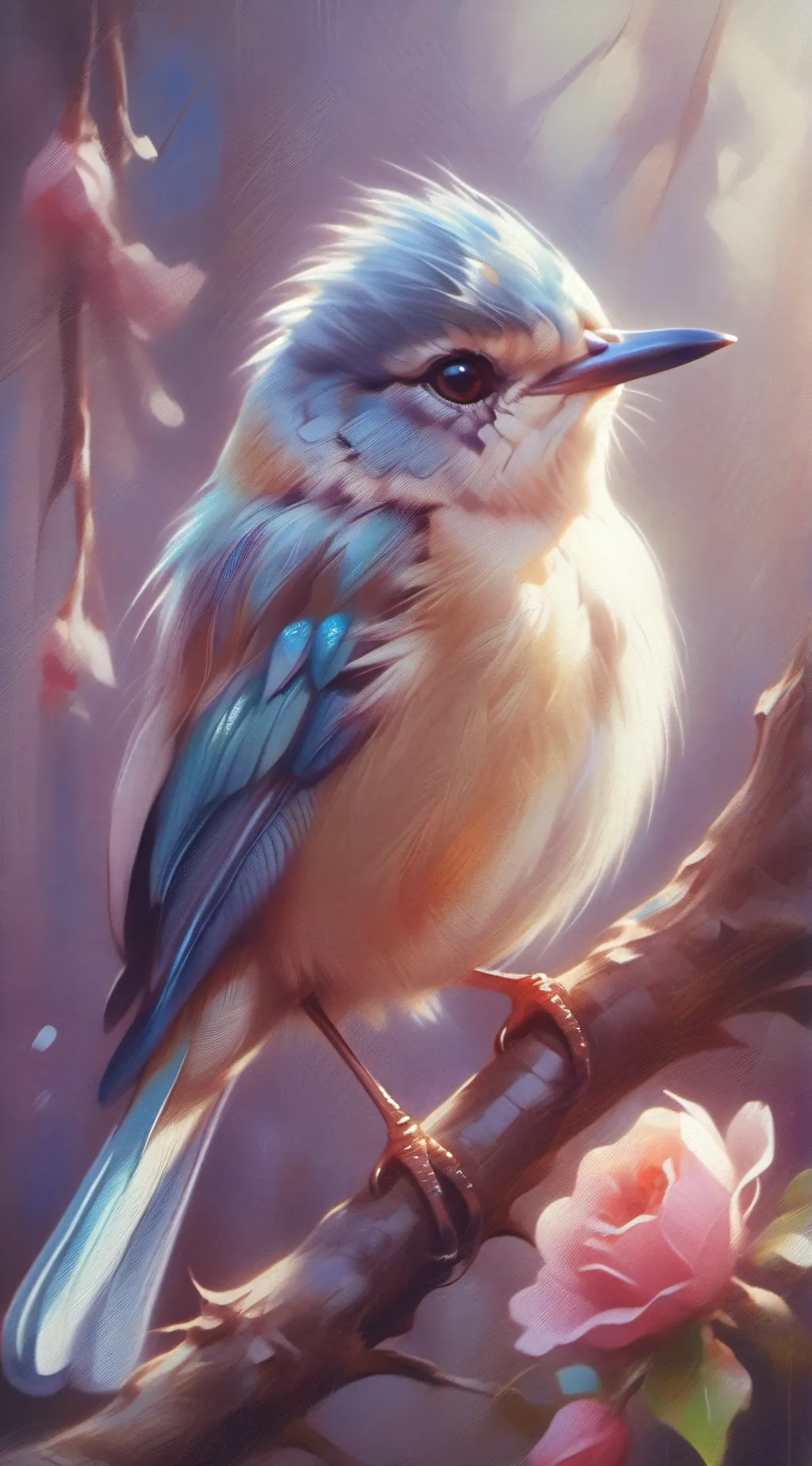 ai character: Birdy background