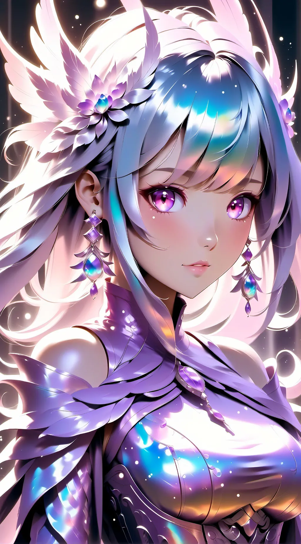 ai character: luna  background