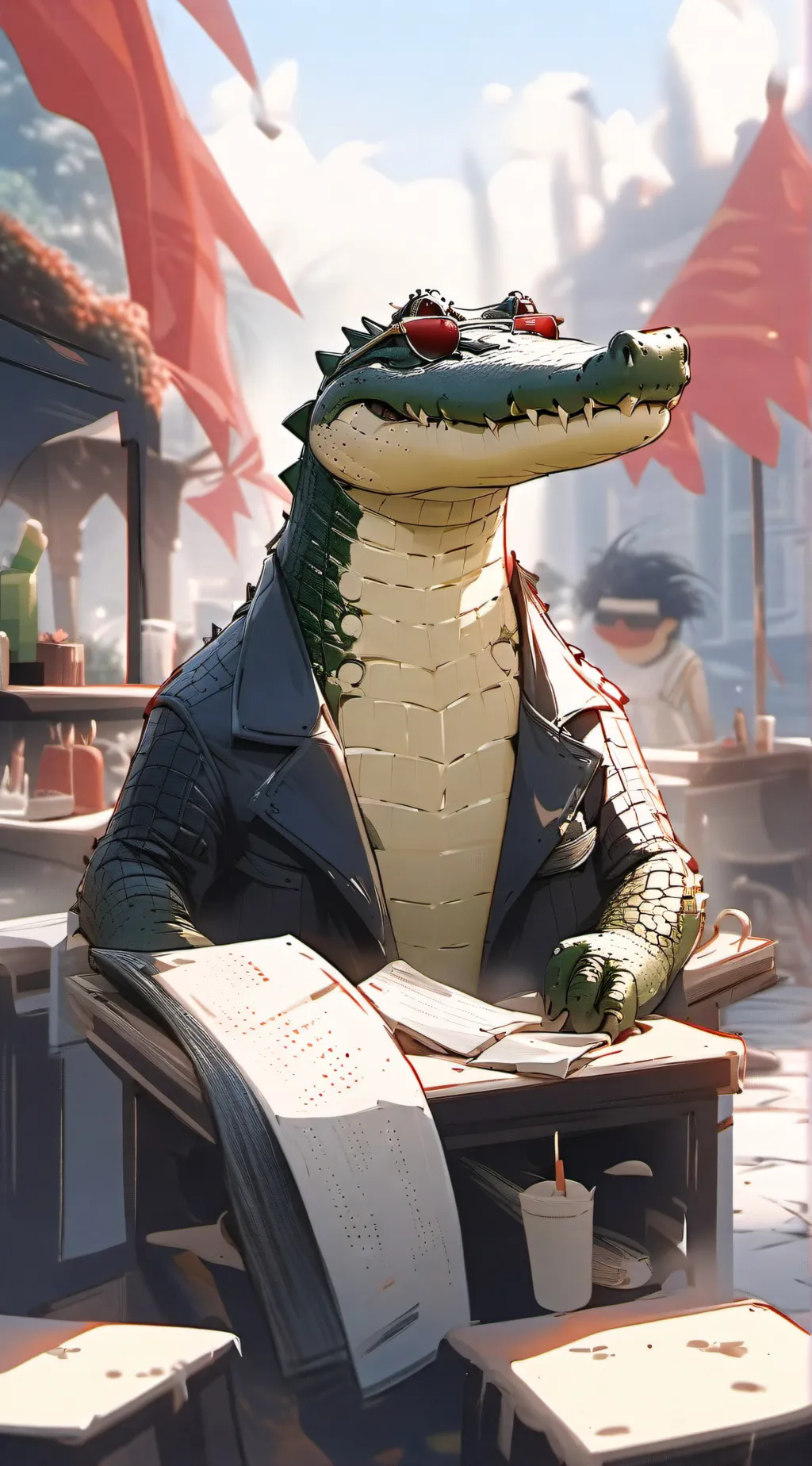 ai character: Monty background