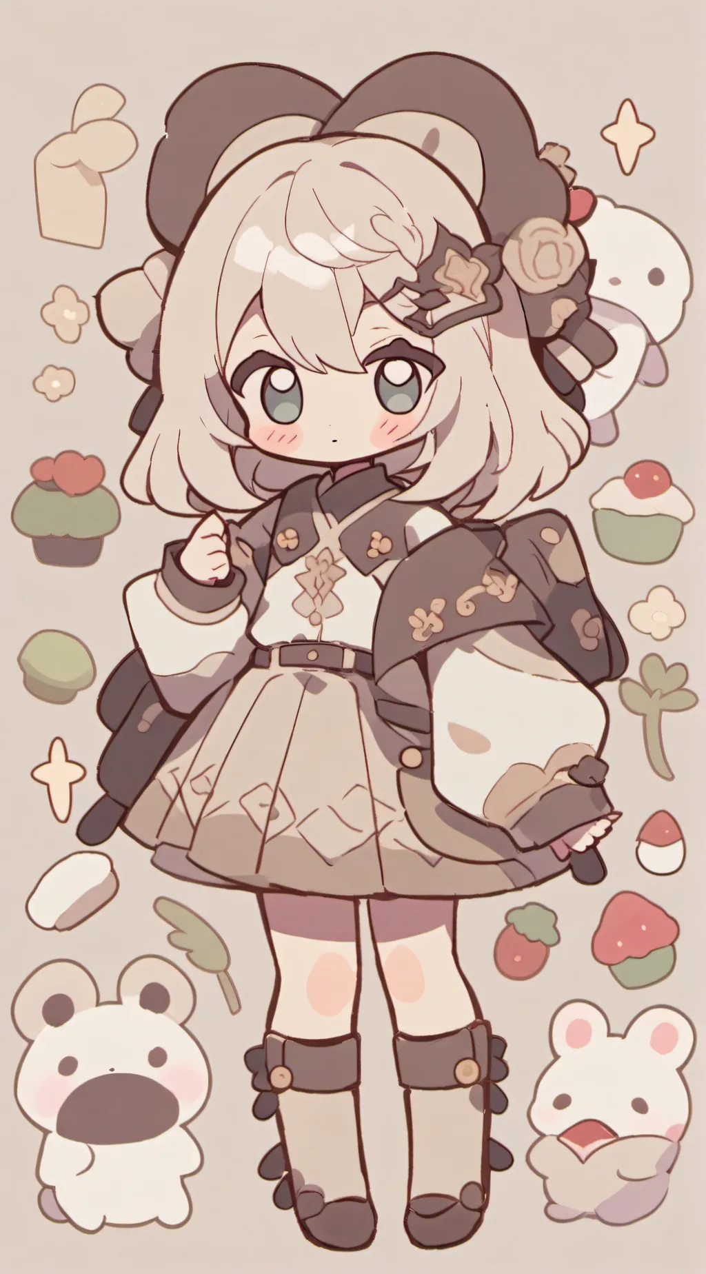 ai character: galie boy......... background