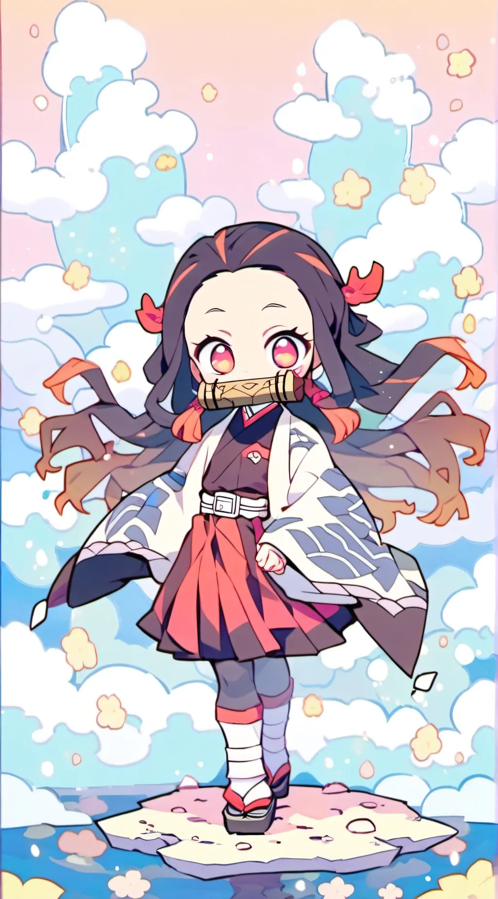 ai character: Nezuko  background
