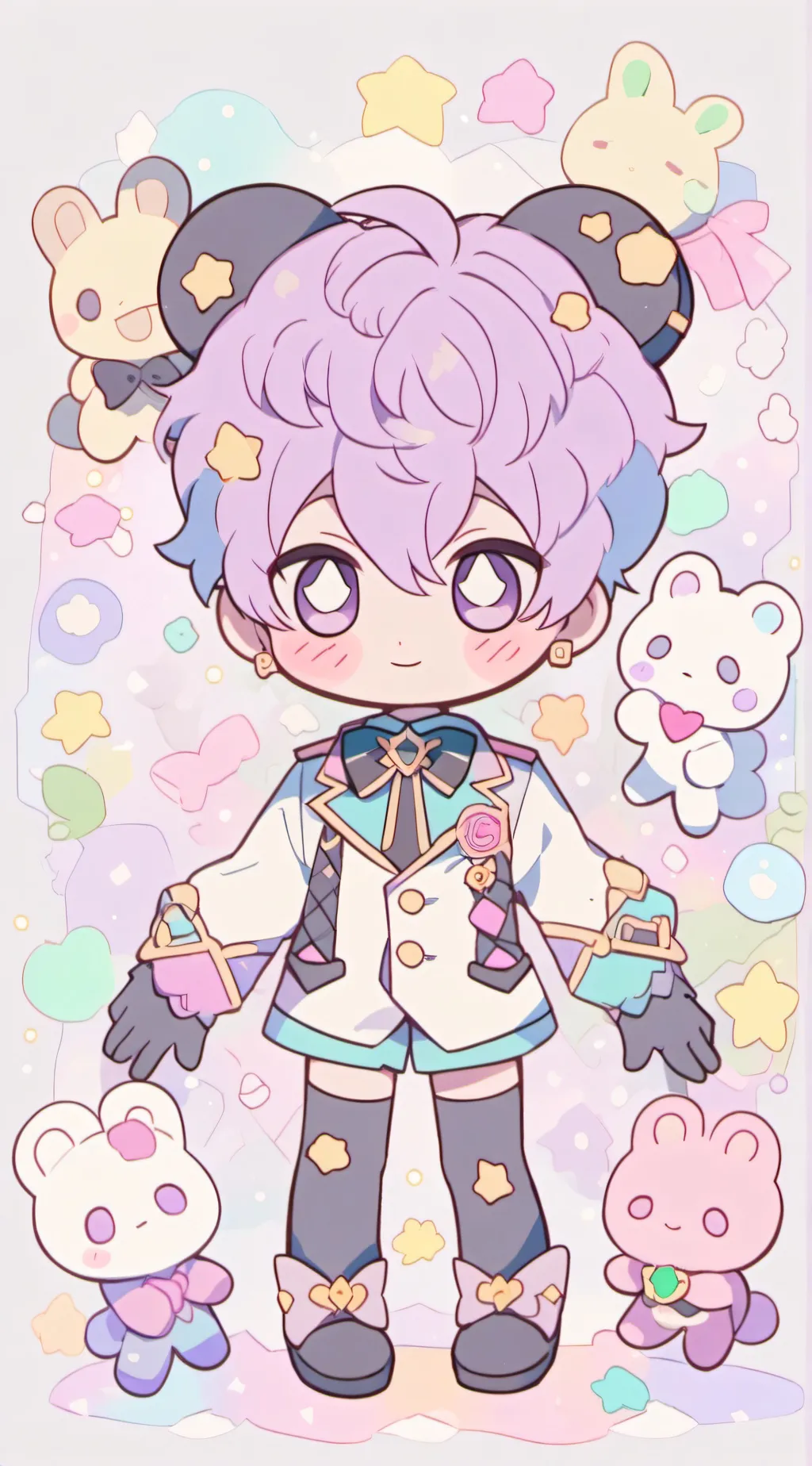 ai character: Michael x ennard background