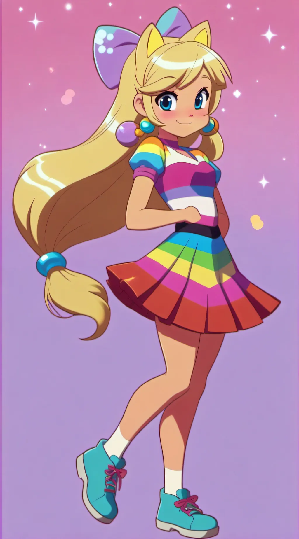 ai character: Kitty background