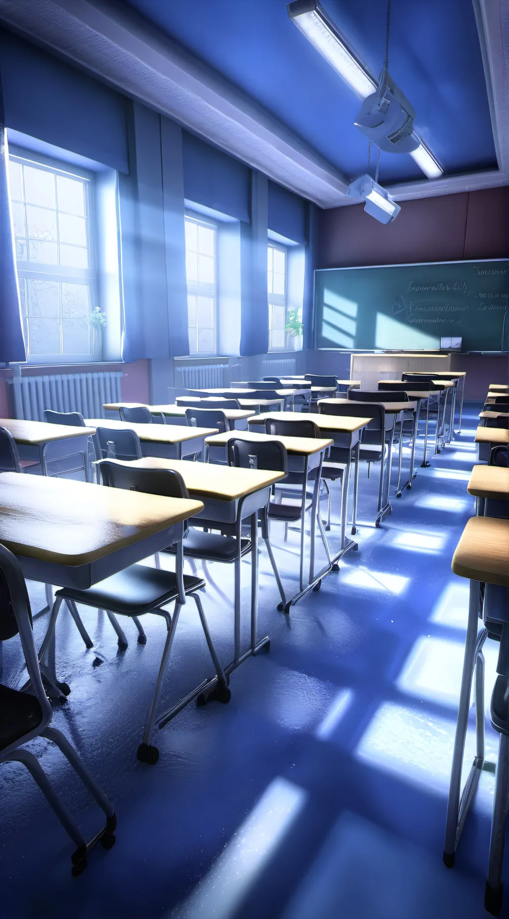 ai character: school background