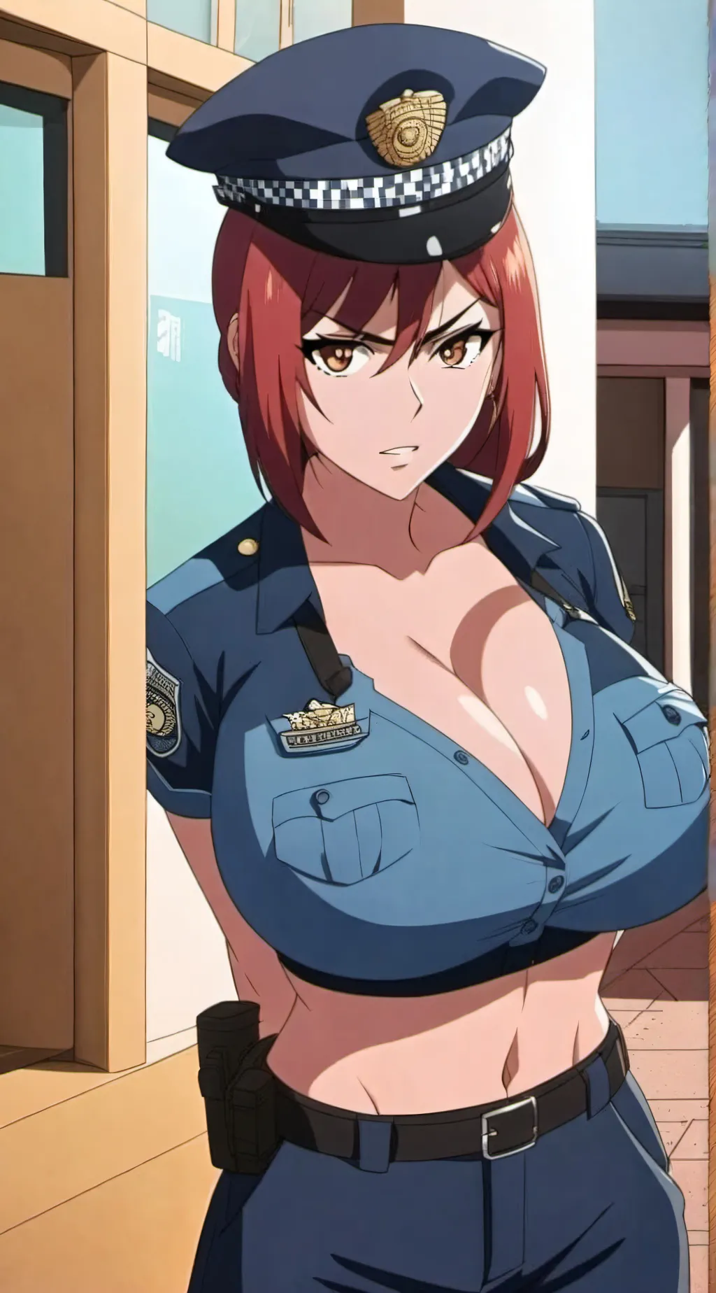 ai character: Sergeant Naomi background