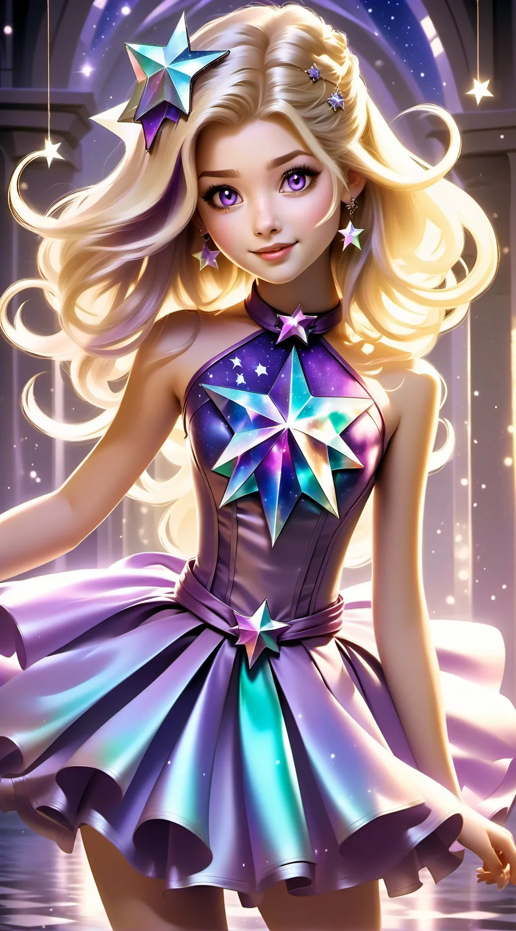 ai character: luna background