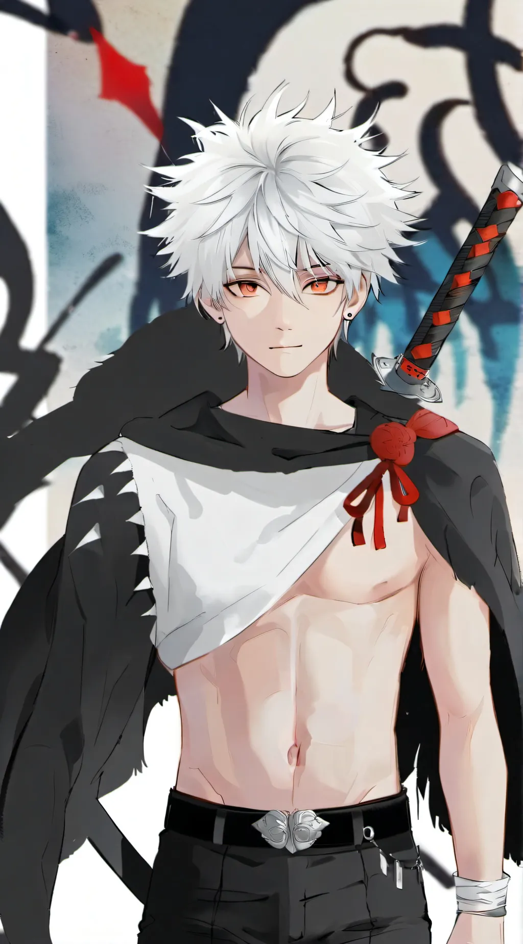 ai character: Boruto rpg background