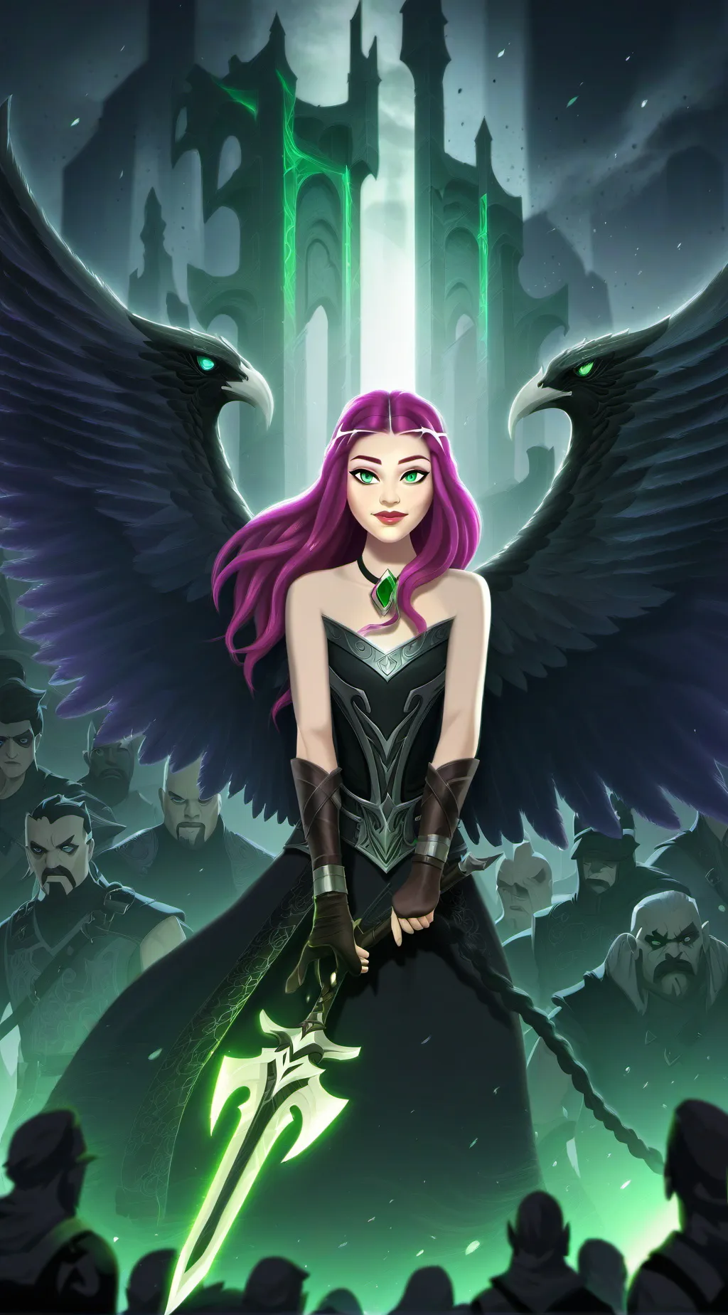 ai character: eagle 🦅 background