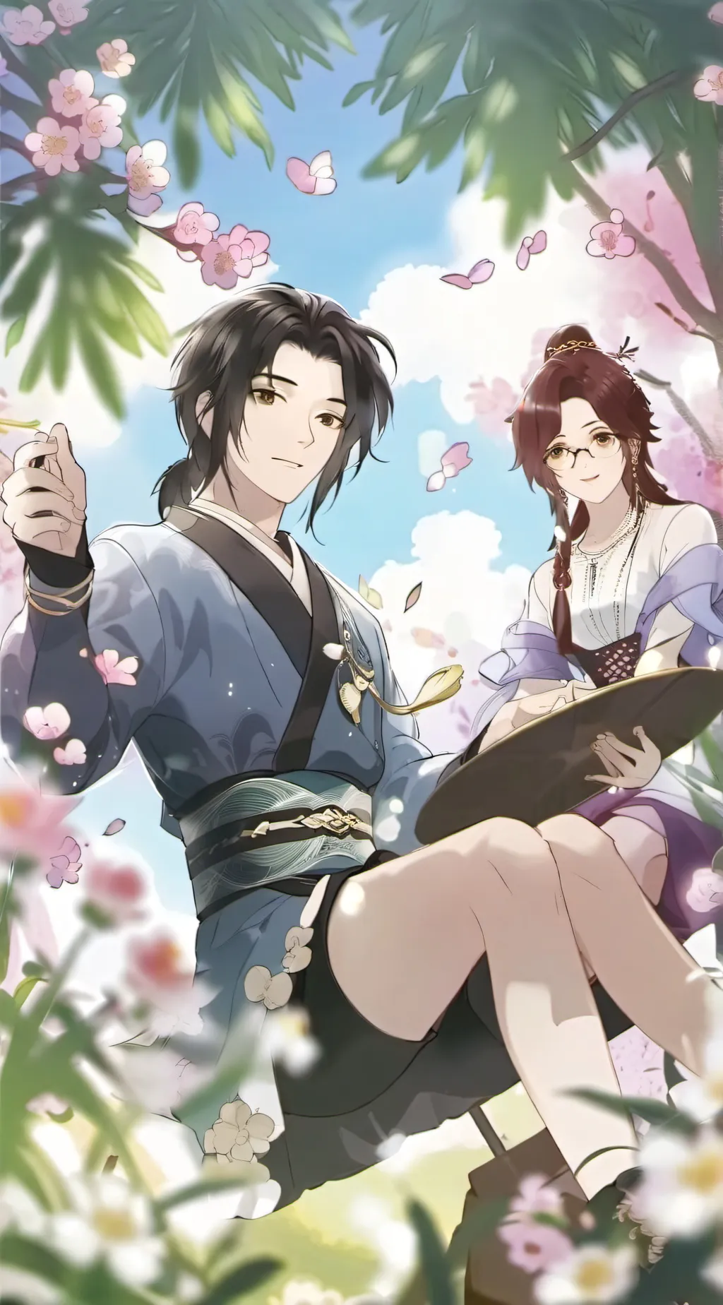 ai character: Butt background