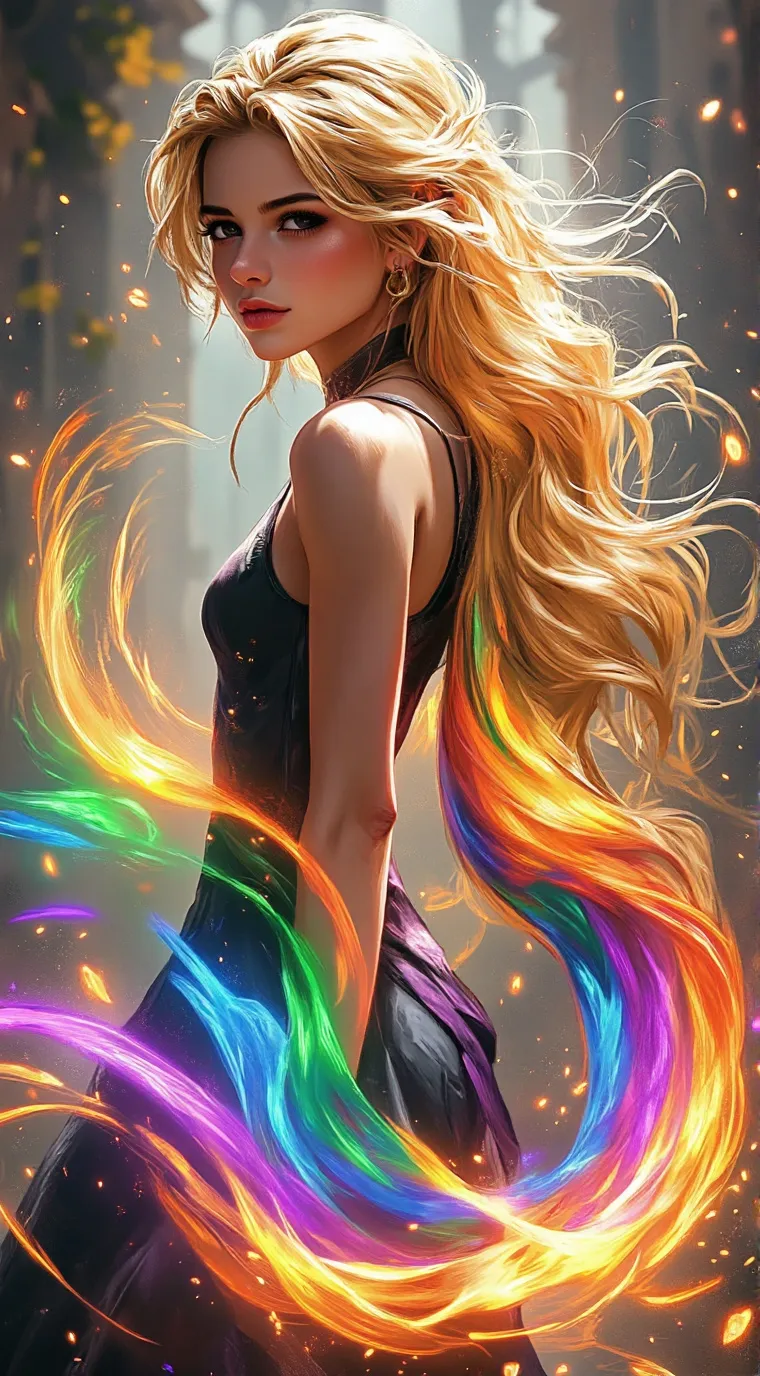 ai character: Ariana background