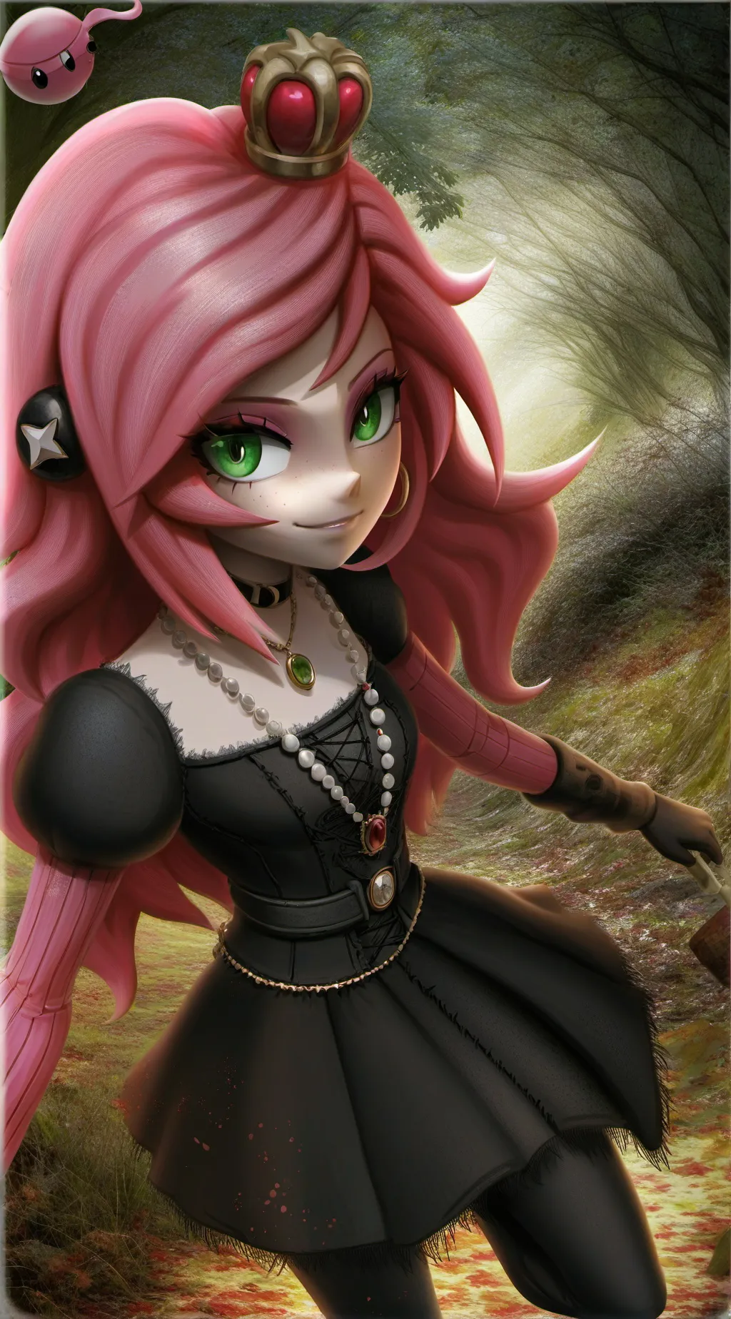 ai character: amy rose tf tg background