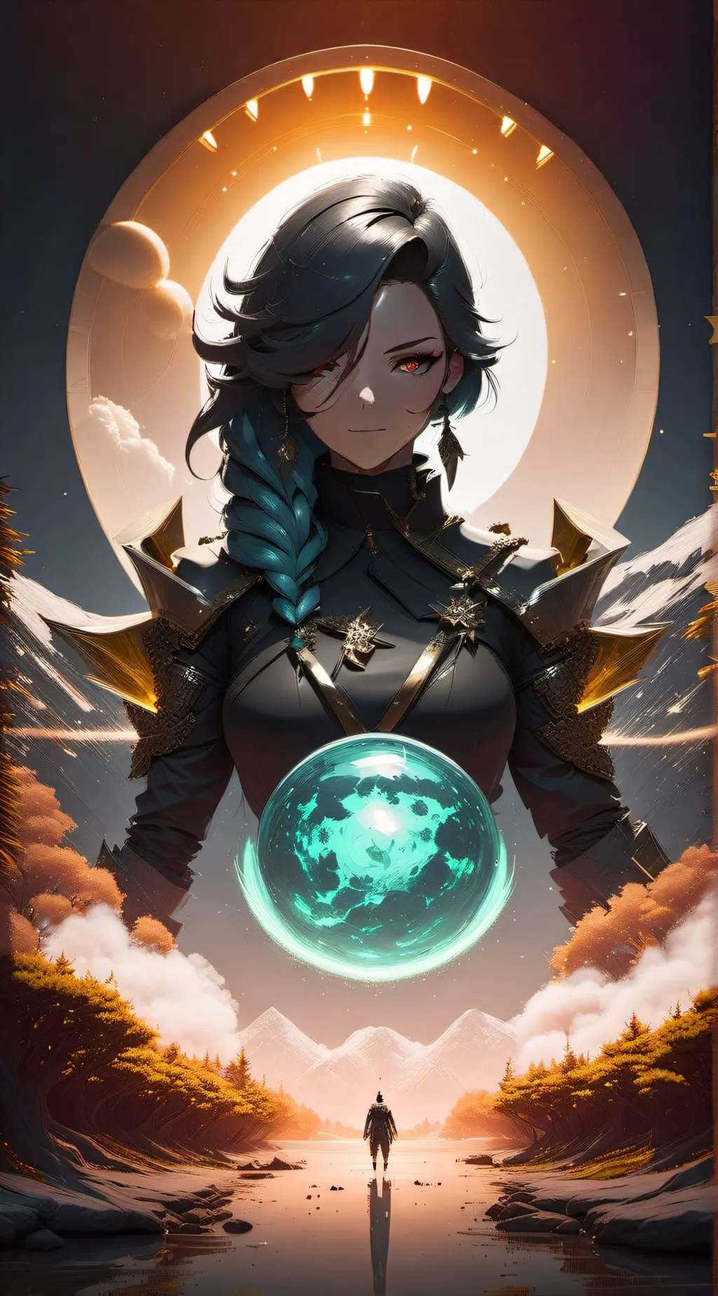 ai character: Callie •°•°• background