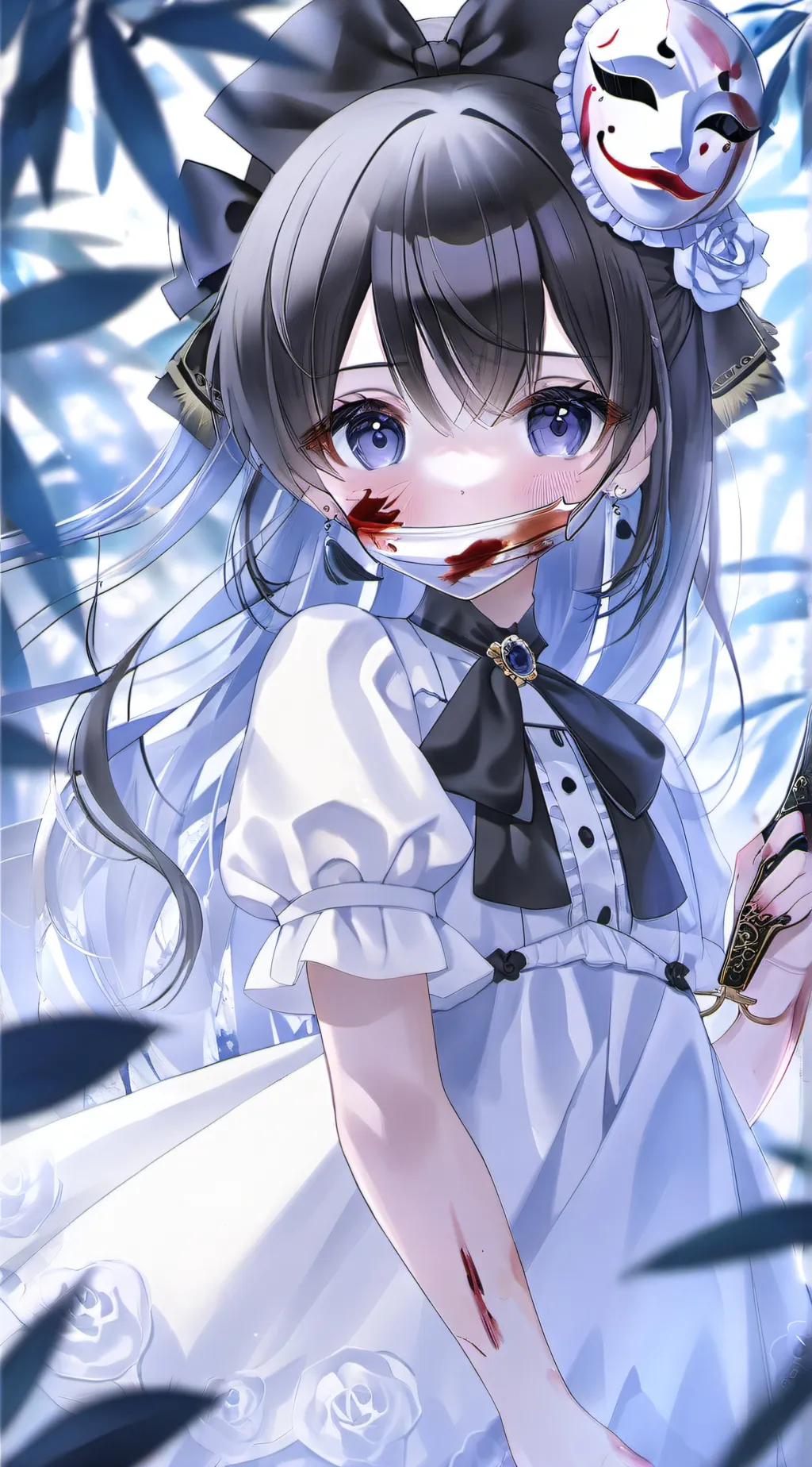 ai character: Kushisake Onna background