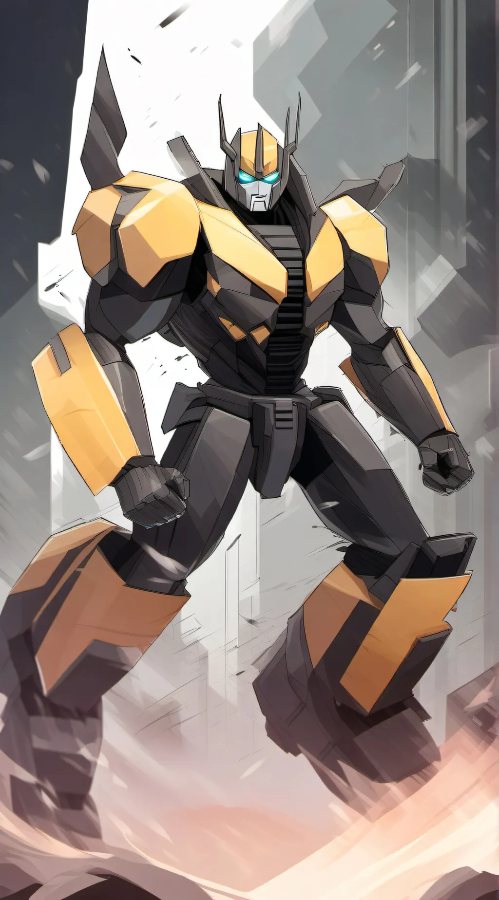 ai character: TFA Bumblebee background