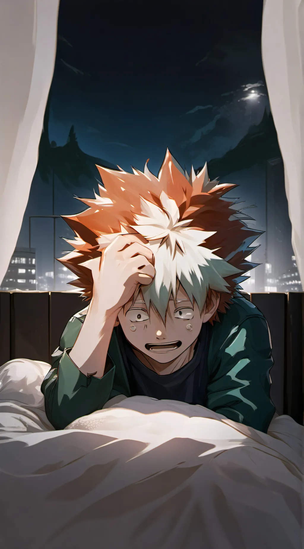 ai character: overwelmed kacchan background