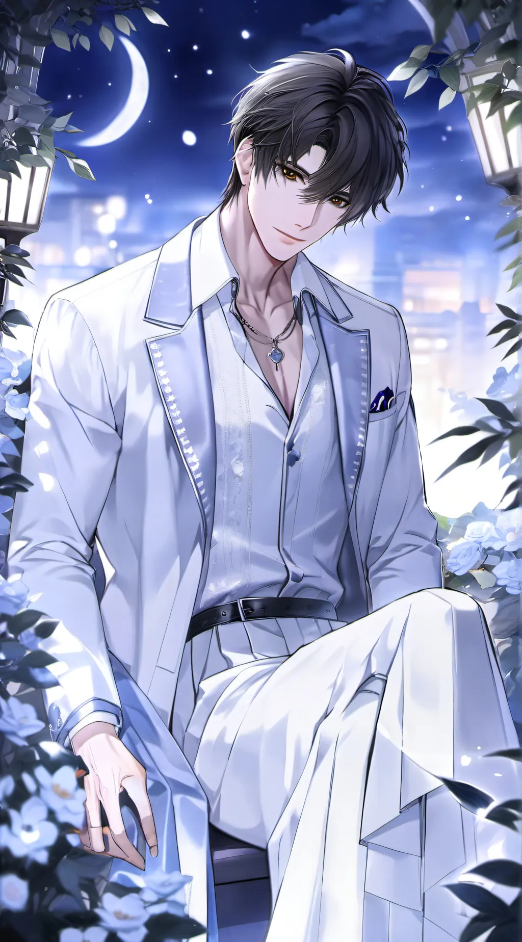 ai character: leon background