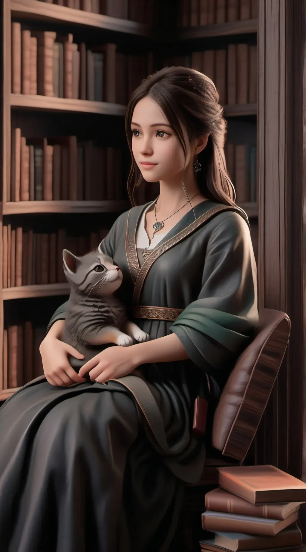 ai character: Lyvia background