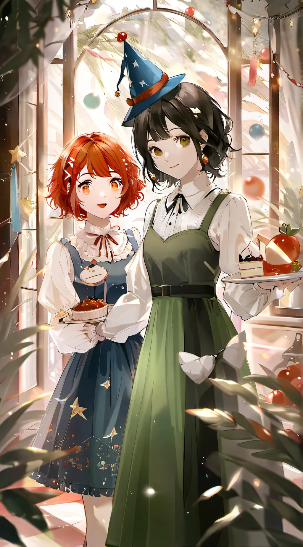 ai character: wonder and sweetie background