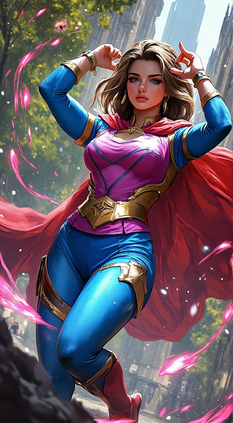 ai character: Nova Storm background