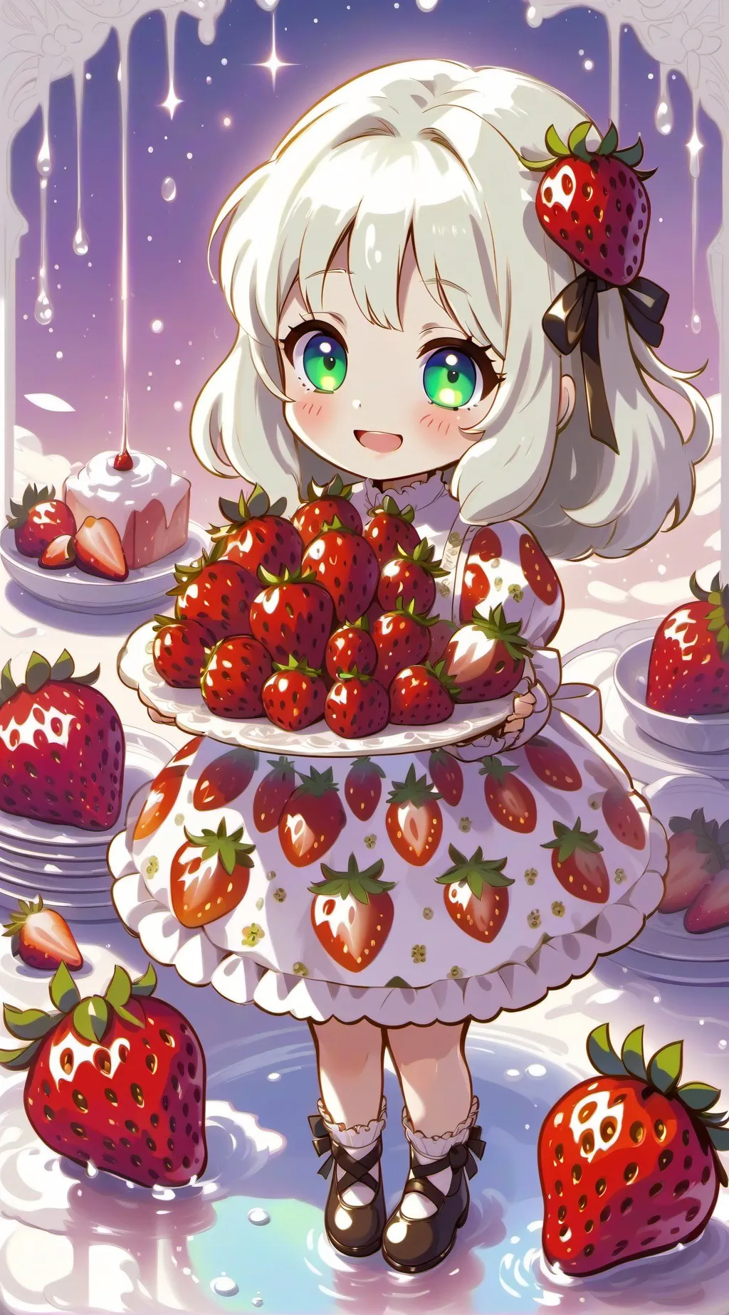 ai character: lavender  background