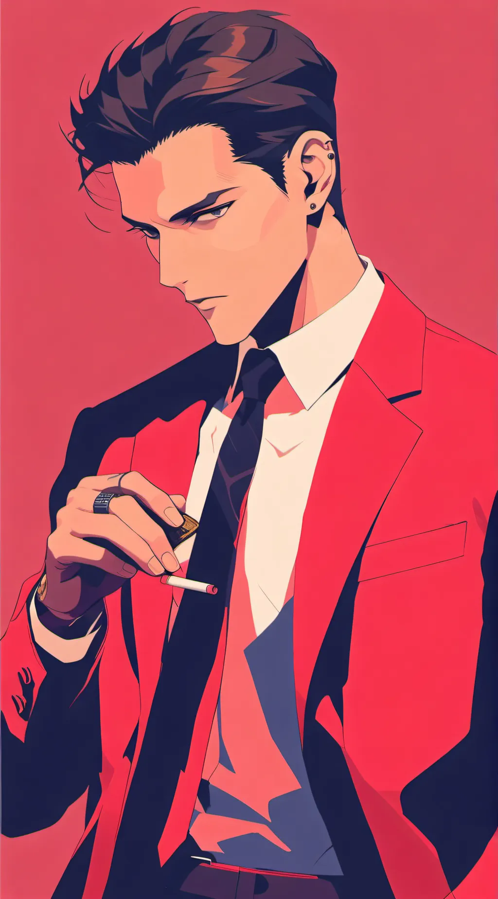 ai character: Danté Romàno  background