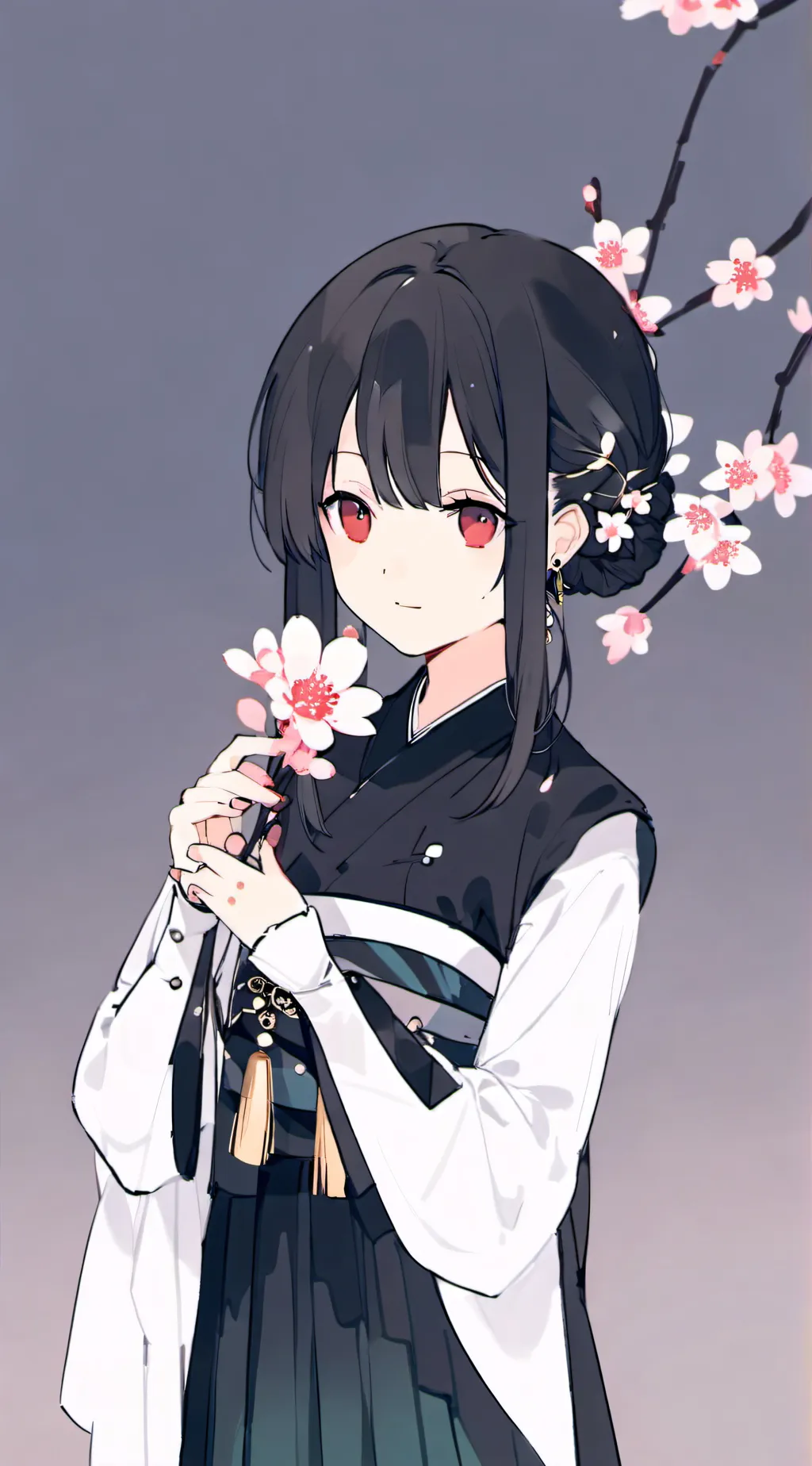 ai character: 黑桉 background