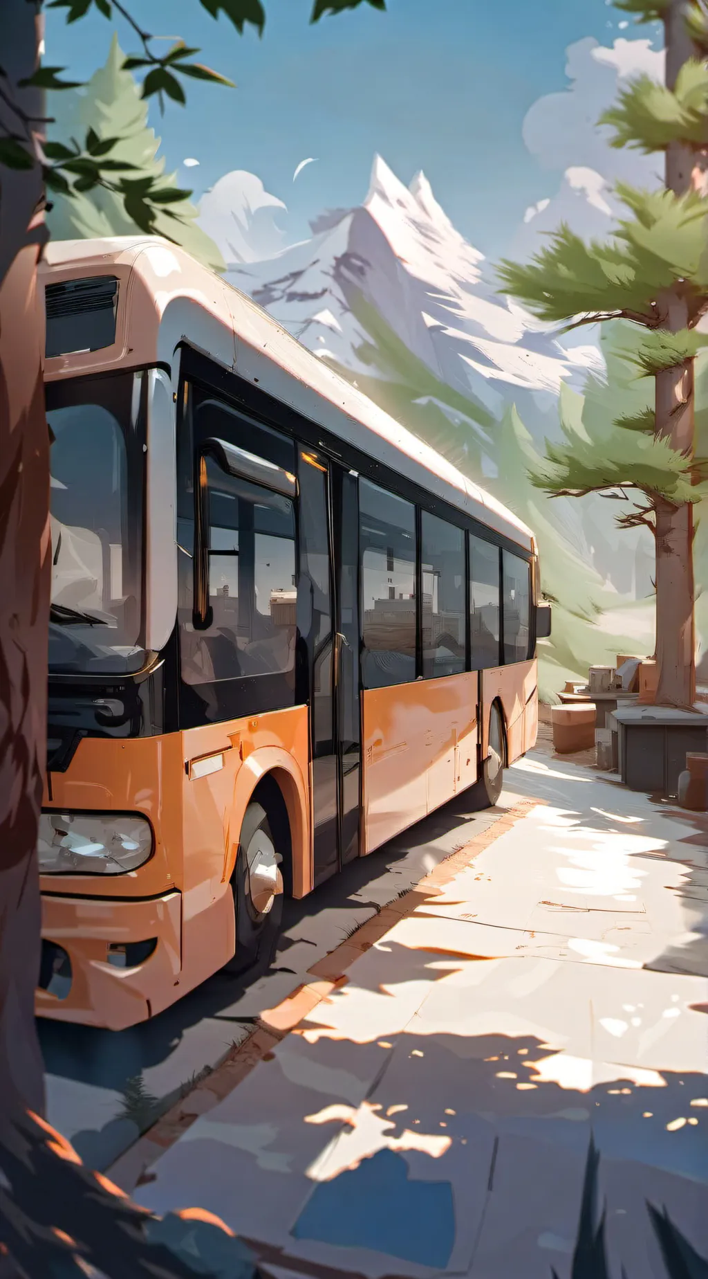 ai character: the bus background