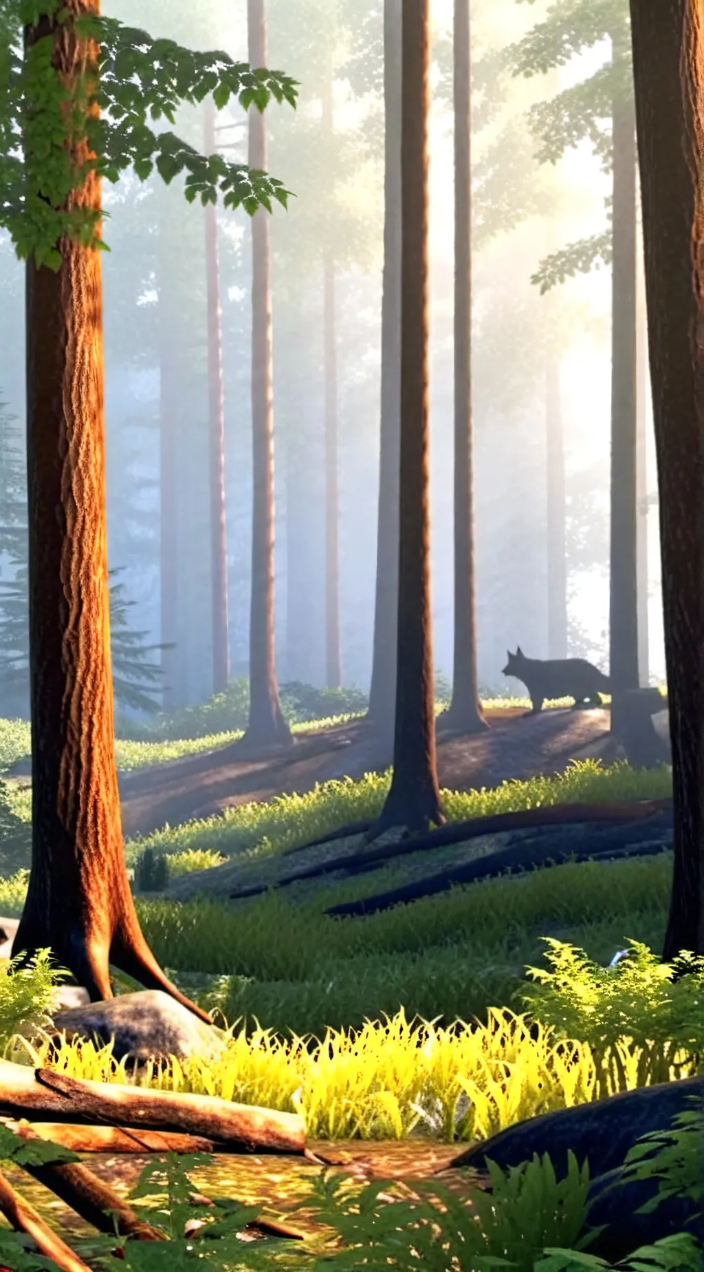 ai character: Animes background