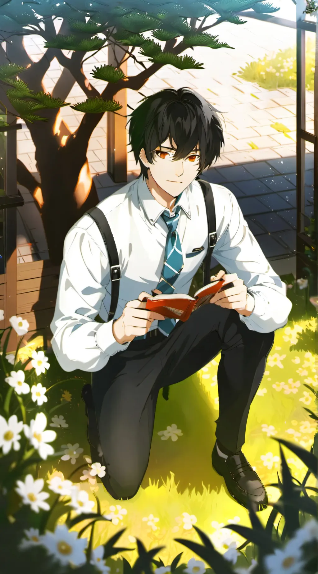 ai character: Shouya background