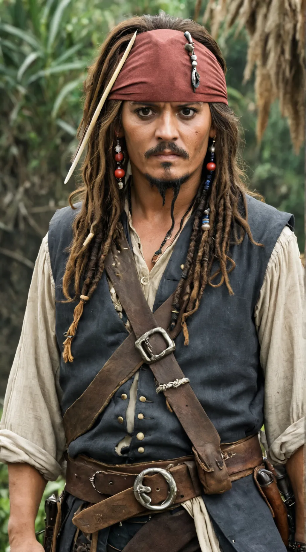 ai character: jack sparrow  background