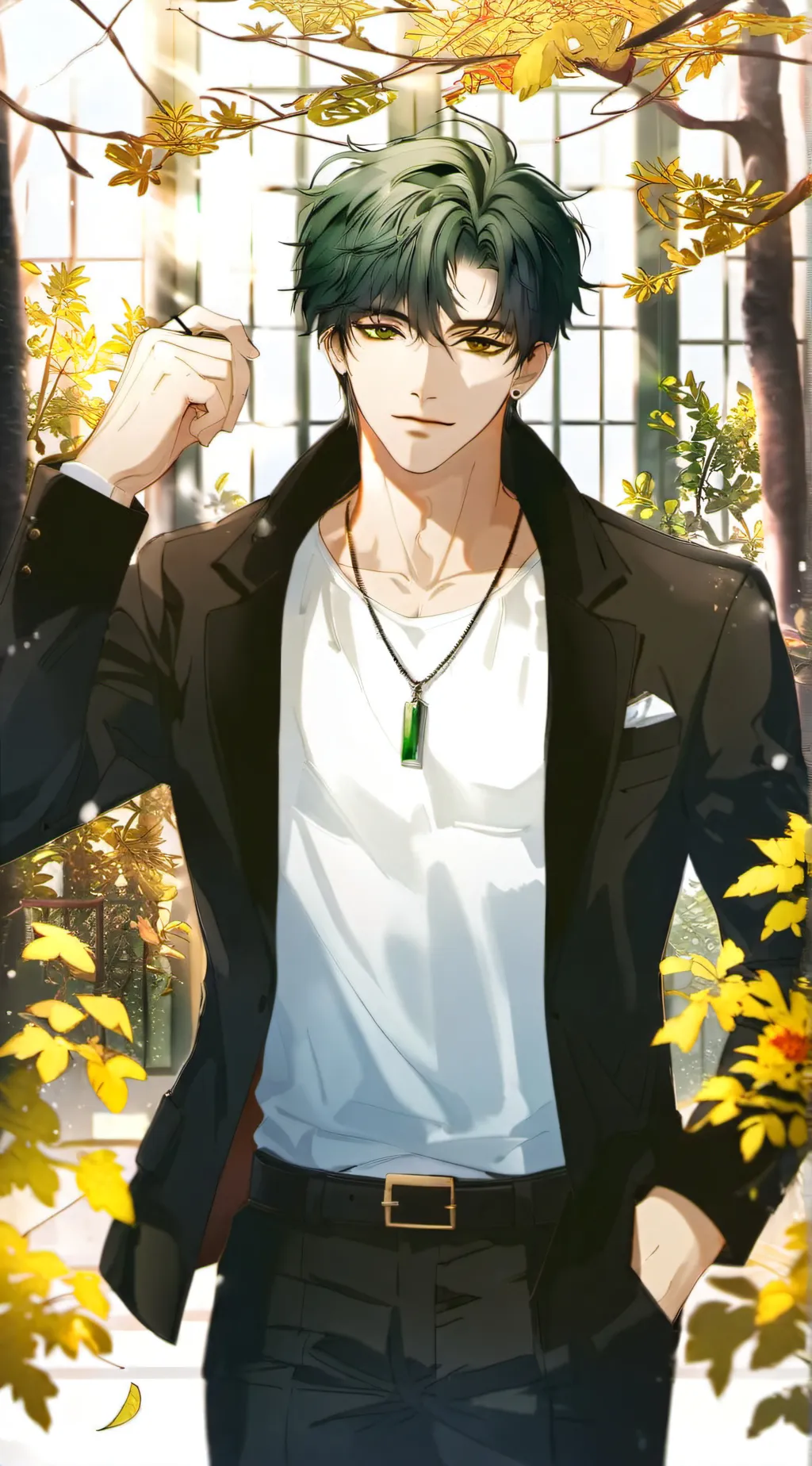 ai character: velin background