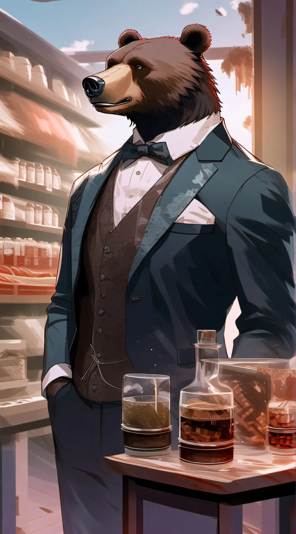 ai character: HH FNAF background