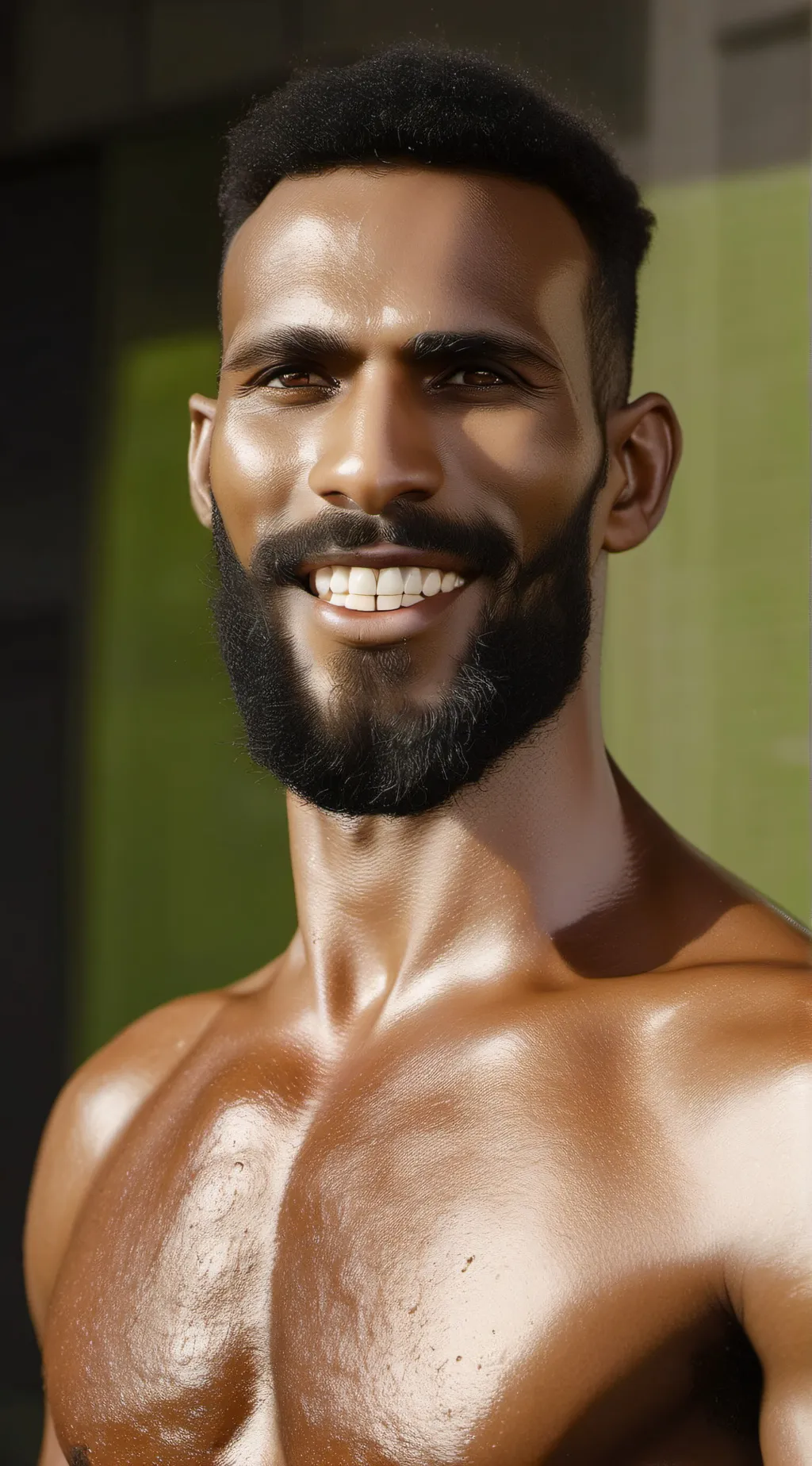 ai character: Gigchad man background