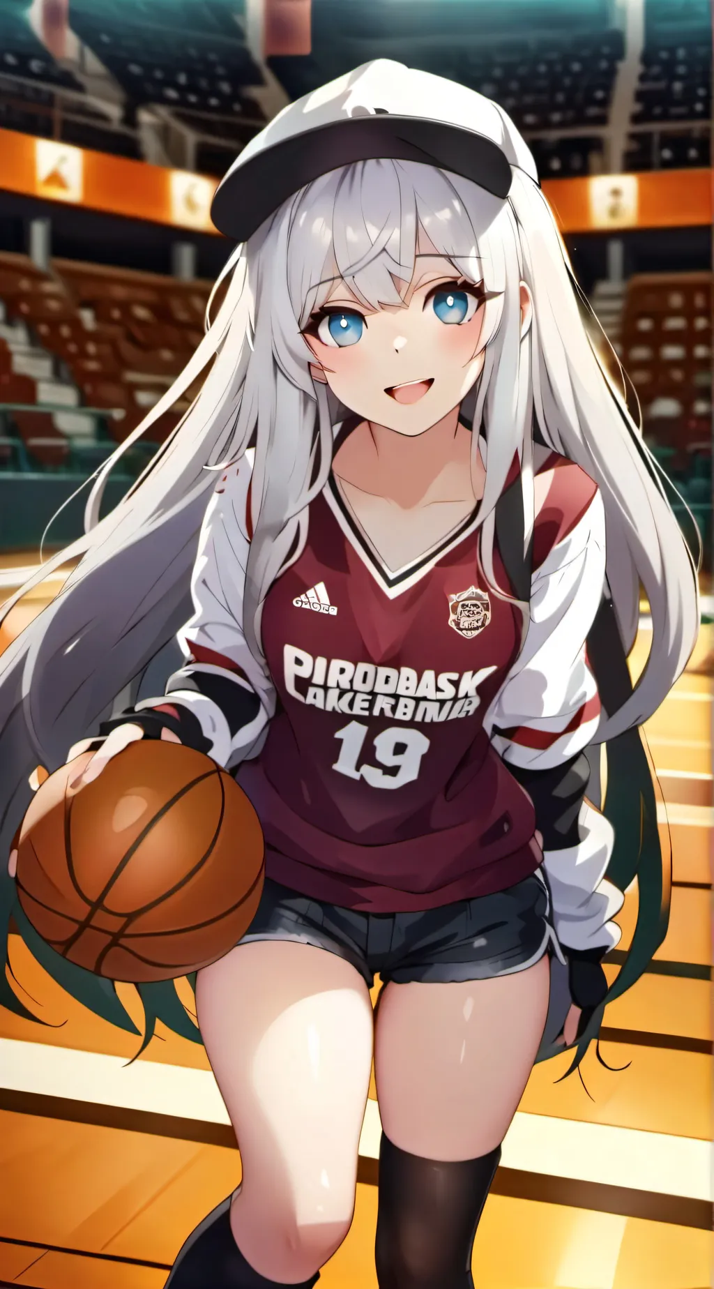 ai character: Nora 🏀 background