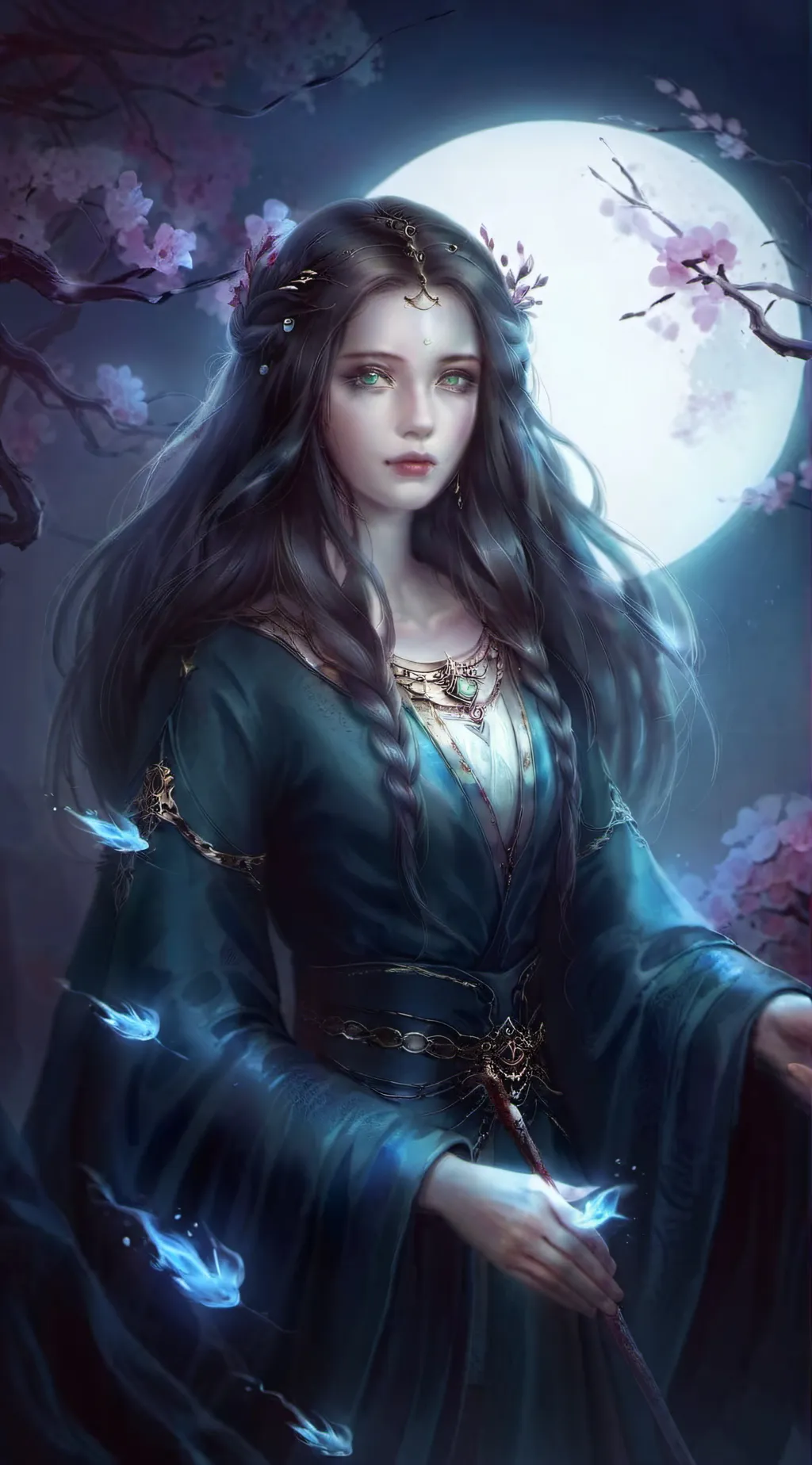 ai character: persephone  background