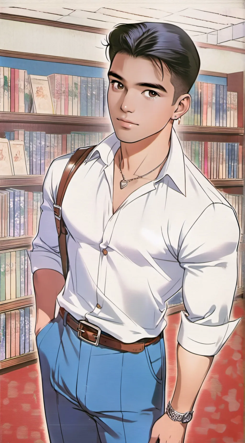 ai character: Mikey  background