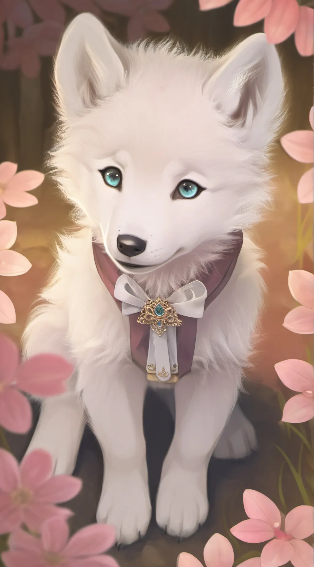 ai character: Crystal  background