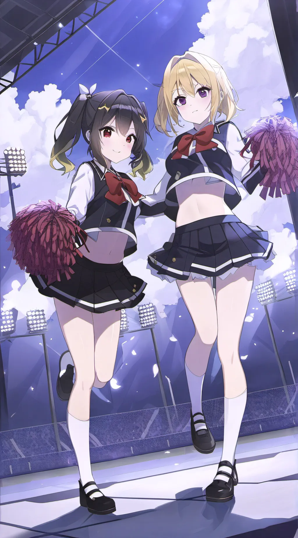 ai character: Cheerleader background